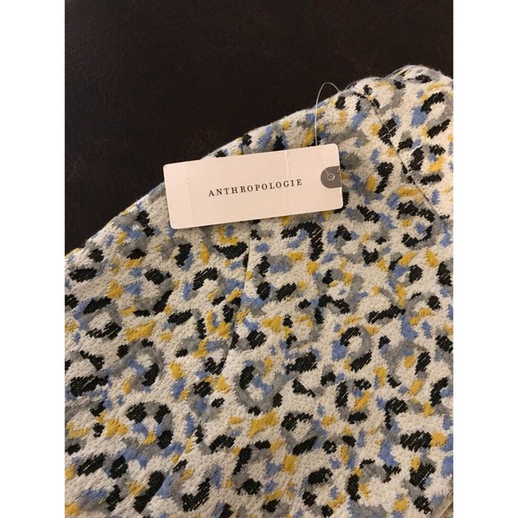 Anthropologie Maeve High Waist Leopard Print Jacquard Knit Pencil Skirt - XS NWT - Picture 5 of 12